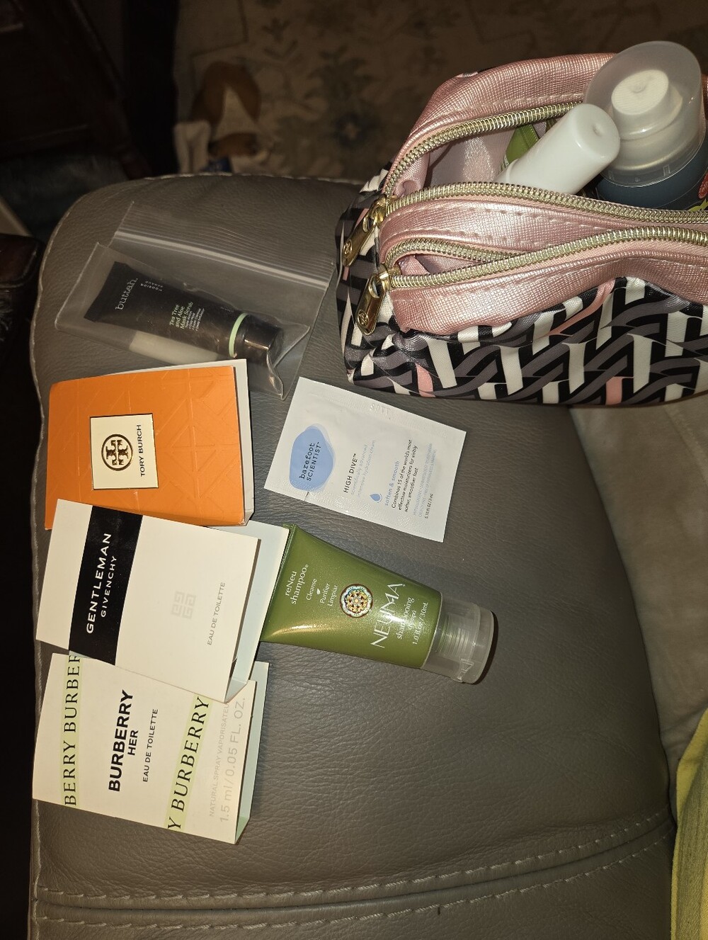Makeup Bag With Samples